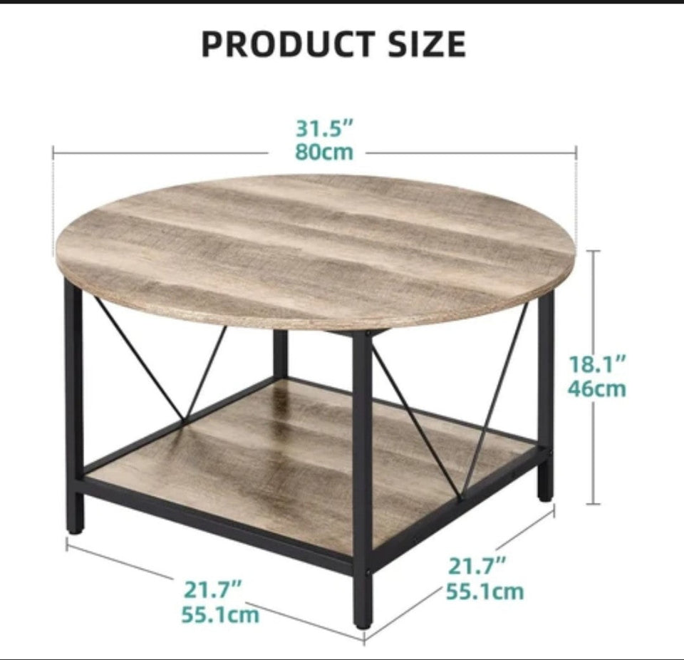 OAK WOODEN COFFEE TABLE