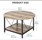 OAK WOODEN COFFEE TABLE