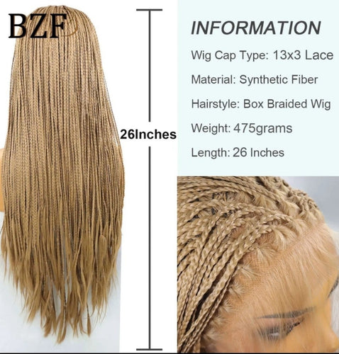 INDIVIDUAL BLONDE BRAIDED WIG