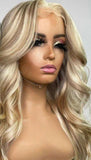 30 iNCHES ASH HONEY BLONDE GLUELESS SYNTHETIC WIG