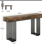 WOODEN CONSOLE TABLE
