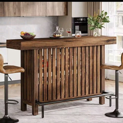 MINI PUB TABLE WITH FOOT REST.