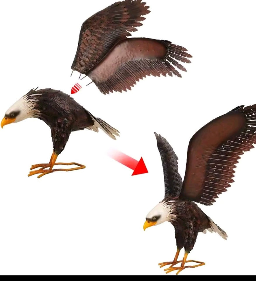 EAGLE METAL STATUE