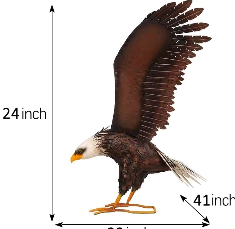 EAGLE METAL STATUE