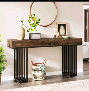 WOODEN CONSOLE TABLE