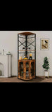 VINTAGE CORNER BAR CABINET