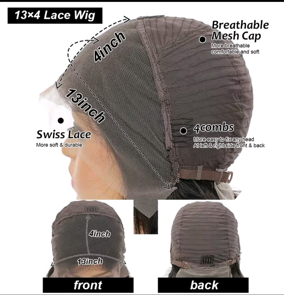 BODYWAVE BOB WIG 100% HUMAN HAIR