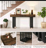 WOODEN CONSOLE TABLE