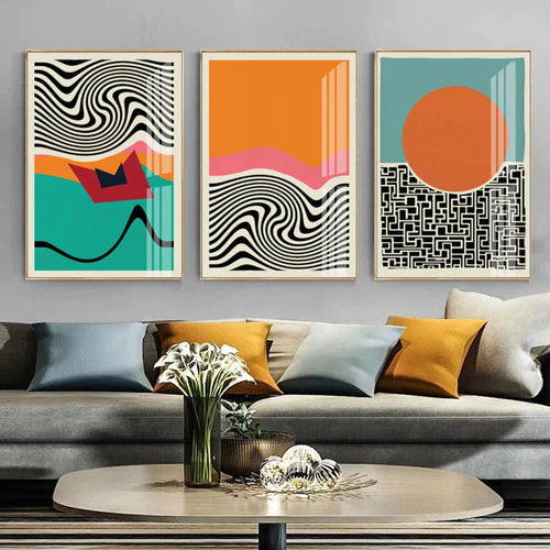 Abstract Canvas Modern Wall Art.